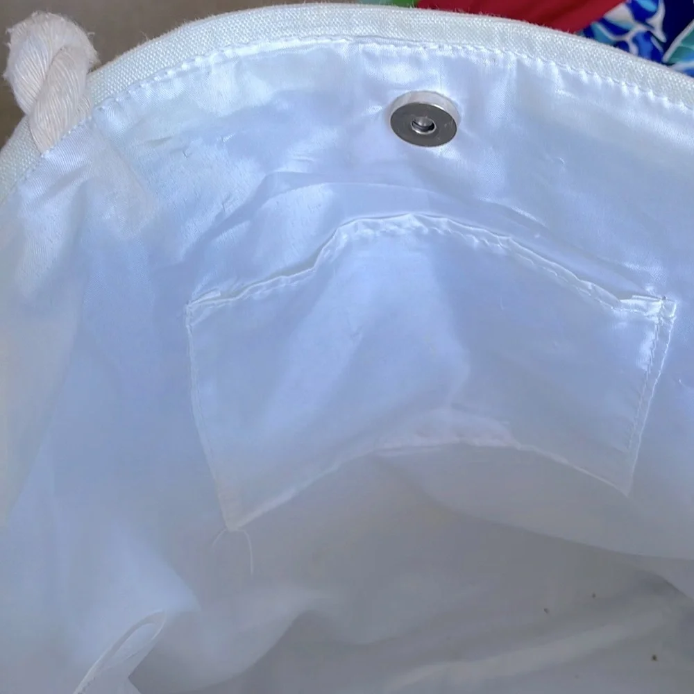 Canvas “Shell Yeah” Beach Tote - Picture 5 of 9
